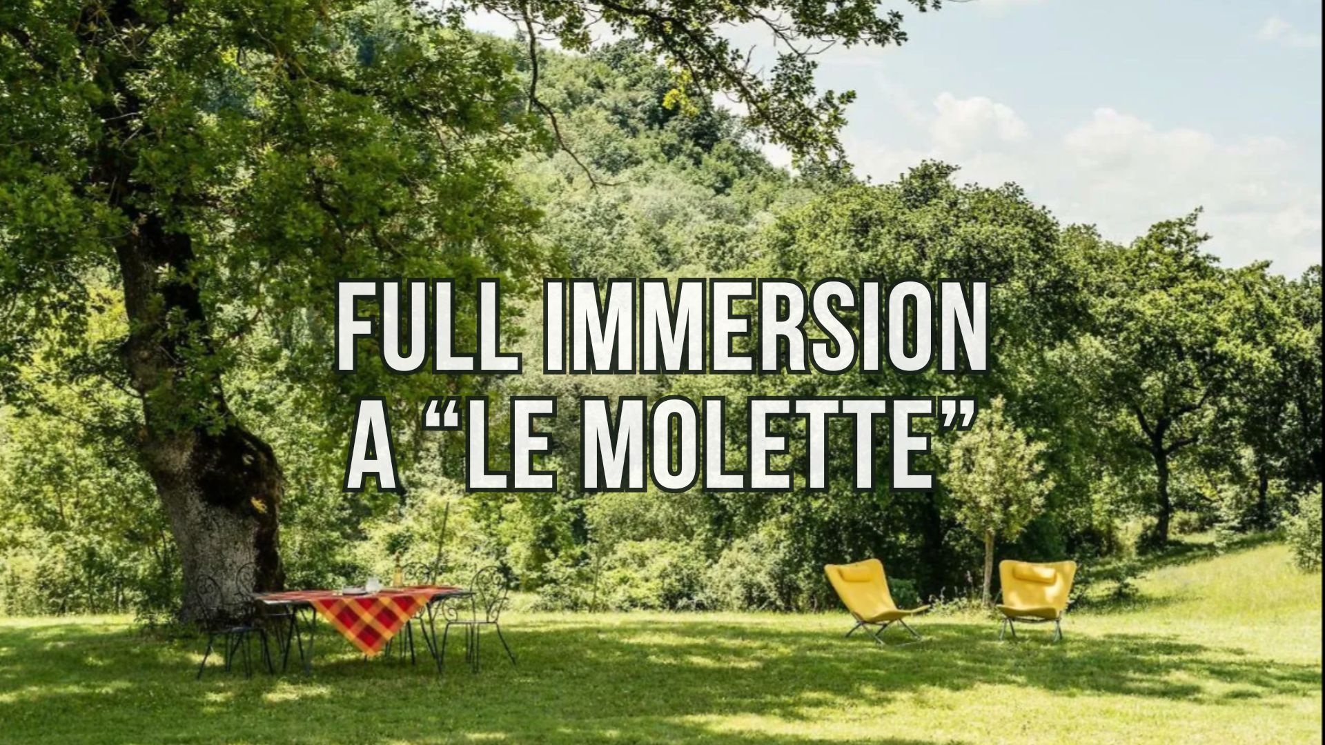 Inmersión total en la visión natural en Le Molette del 24 al 28 de abril